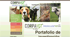 Desktop Screenshot of corpavet.com